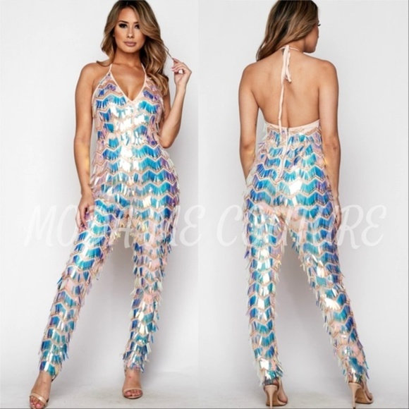 MODA ME COUTURE Pants - GLAM DOLLZ Sequin Jumpsuit
